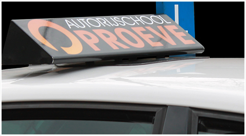 Lesauto van Autorijschool Proeve